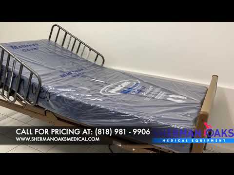 Part of a video titled Full-Electric Hospital Bed Rental In Depth Demonstration - YouTube