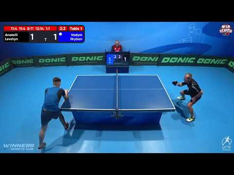 14:30 Anatolii Levshyn 3 - 2 Vadym Hryban West 3 WIN CUP 01.11.2022 | TABLE TENNIS WINCUP