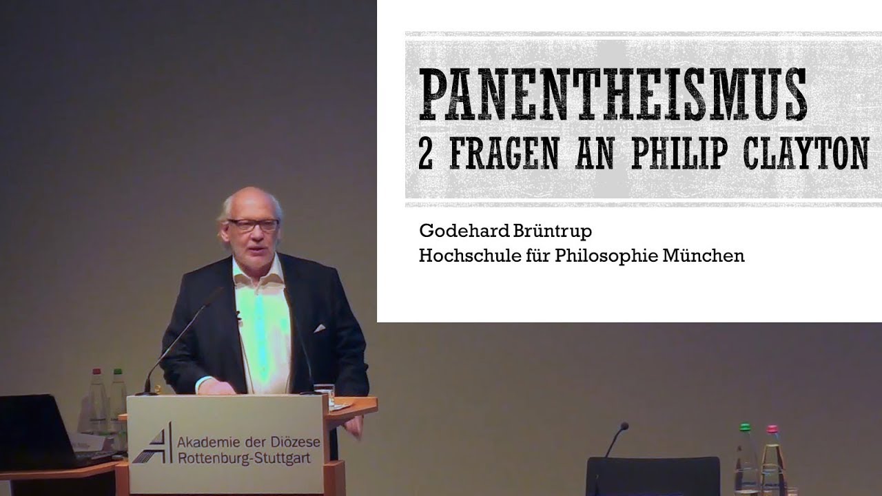 Brüntrup: Anfragen an Claytons Panentheismus