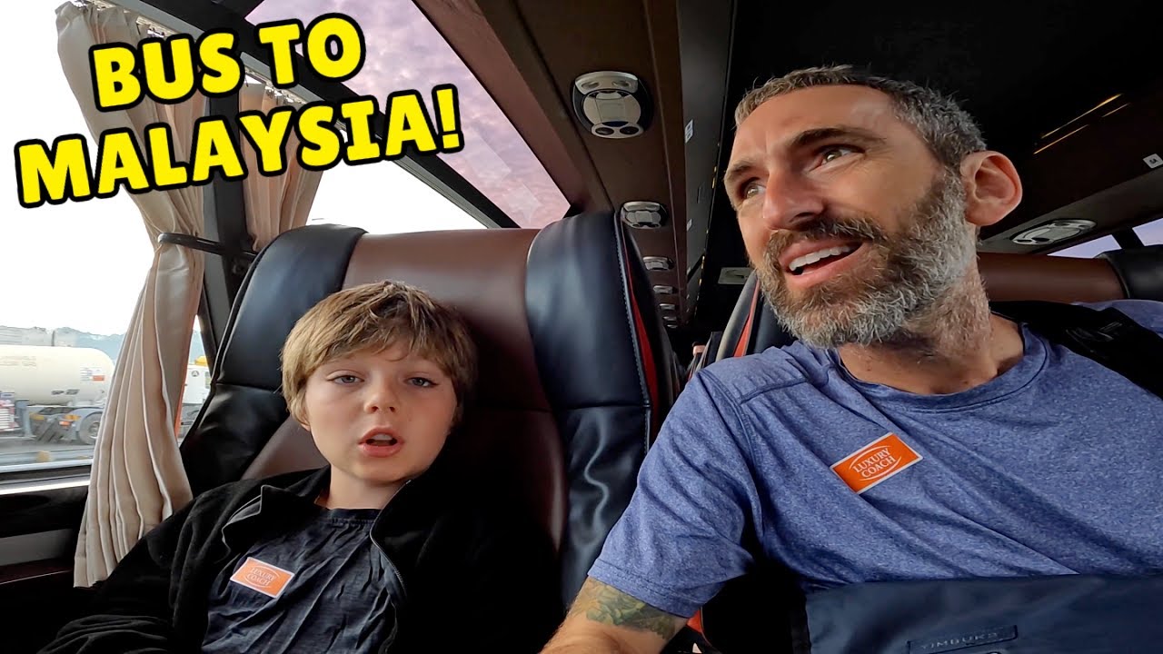 $30 LUXURY BUS from SINGAPORE to MALAYSIA 🇲🇾 | Malacca, Malaysia