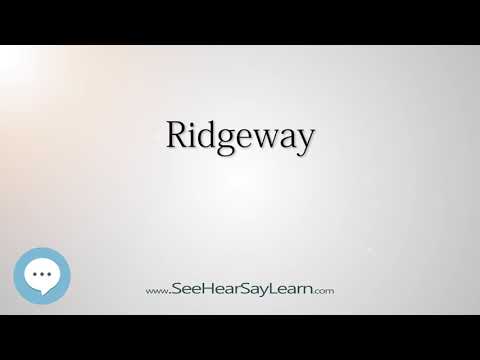 Ridgeway (How to Pronounce Cities of the World)💬⭐🌍✅