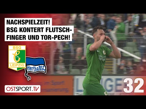 Nachspielzeit! BSG kontert Flutsch-Finger und Tor-Pech: Chemie - Hertha II | Regionalliga Nordost
