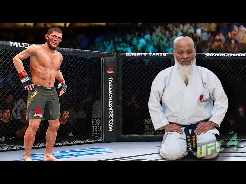 UFC4 | Khabib Nurmagomedov vs. Hideo Ochi - Karate Master (EA sports UFC 4)