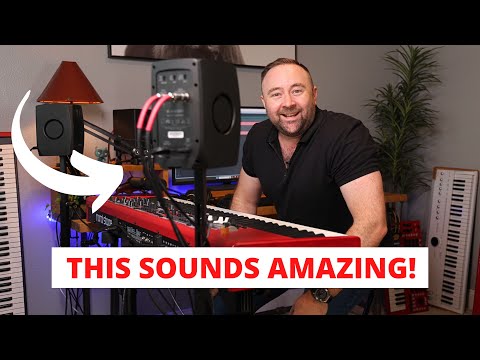 Nord Stage 4 - External Speaker Setup Experiment! (ADAM Audio DV3)