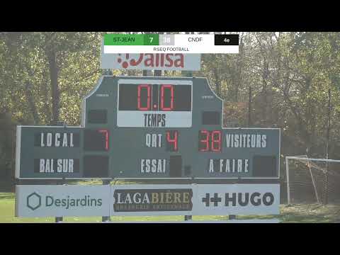 RSEQ Football D1 🏈 Notre-Dame @ Saint-Jean [10/19/2024]