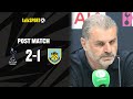 Ange Postecoglou REACTS To Tottenham RELEGATING Burnley From The Premier League 😱🎙