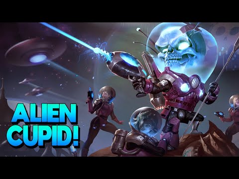 NEW ALIEN CUPID SKIN LOOKS LIKE DESTROY ALL HUMANS! - Masters Ranked Duel - SMITE
