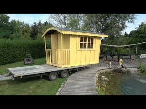 DIY Gypsy Caravan Part 8 ( Transfer from car Trailer to the Wagon )