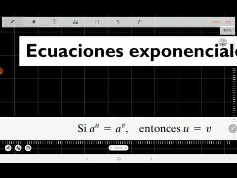 Funciones exponenciales - Ecuaciones exponenciales