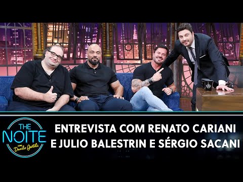 Entrevista com Renato Cariani, Julio Balestrin e Sérgio Sacani | The Noite (13/09/23)