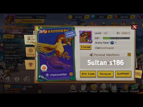 Review Akun Sultan server 186 ChainsawMan , isi nya mantap sekali !! One Punch Man The Strongest