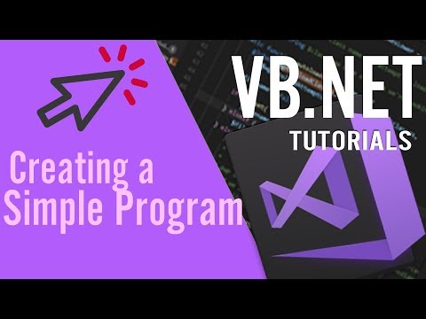 VB.NET TUTORIALS: Creating a simple program