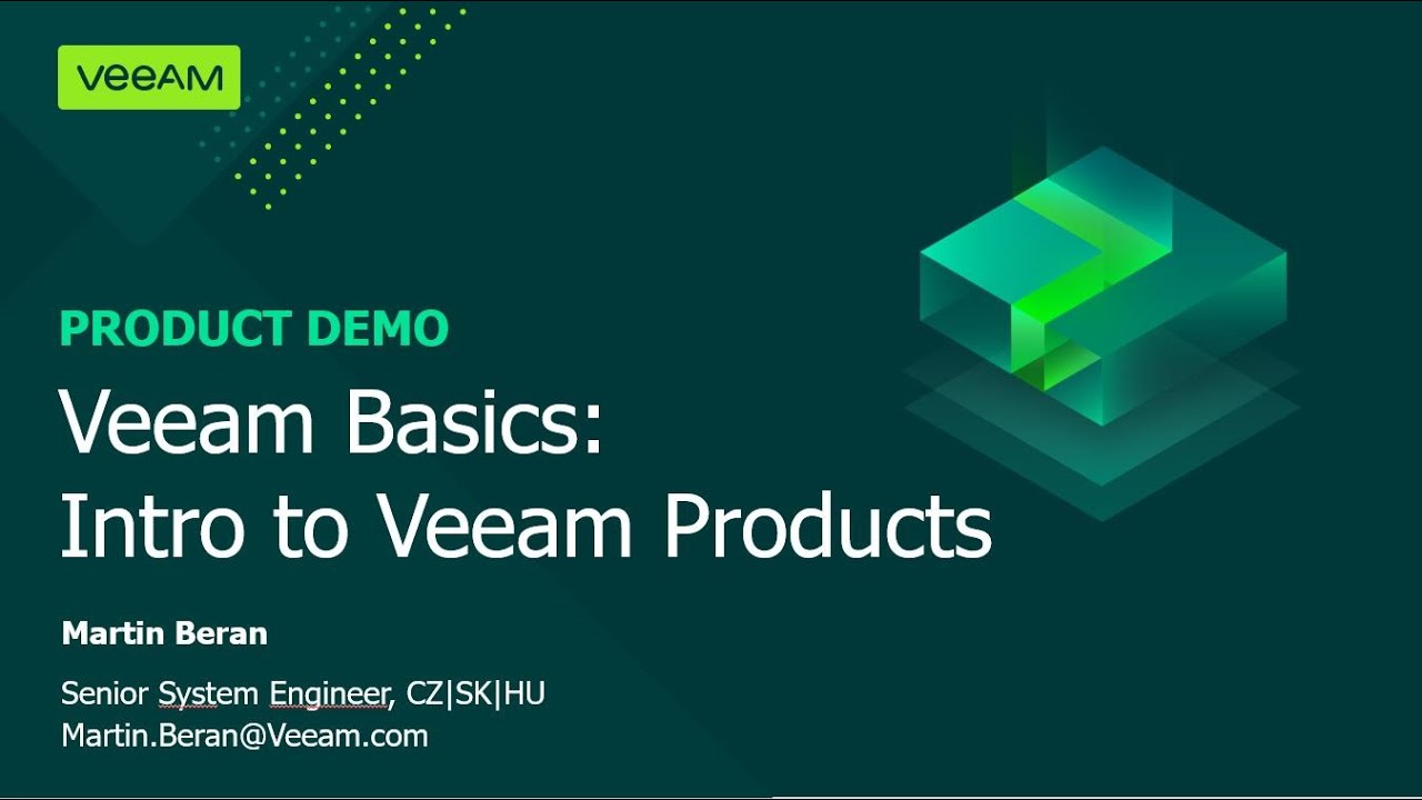 Veeam Basics video