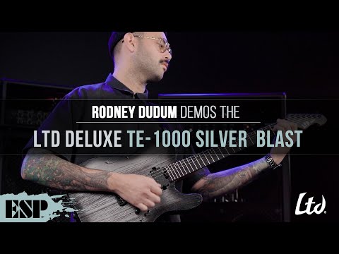 LTD Deluxe TE-1000 Silver Blast Demo | Rodney Dudum | ESP Guitars