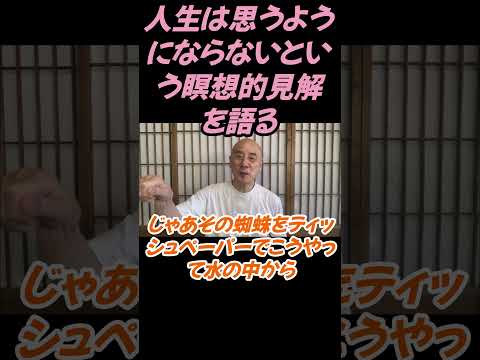 仏教学科 人生は思うようにならないという瞑想的な理解から語る#切り抜き＃ヨガ＃健康#仏教＃瞑想＃マインドフルネス