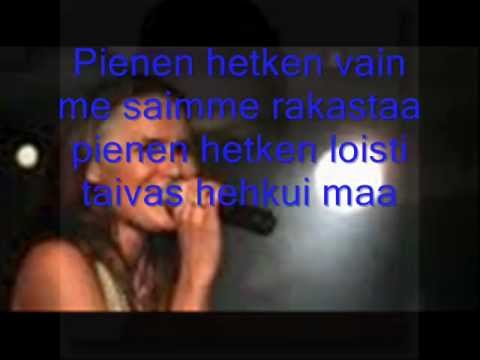 Anne Mattila - Pienen hetken (Lyrics)