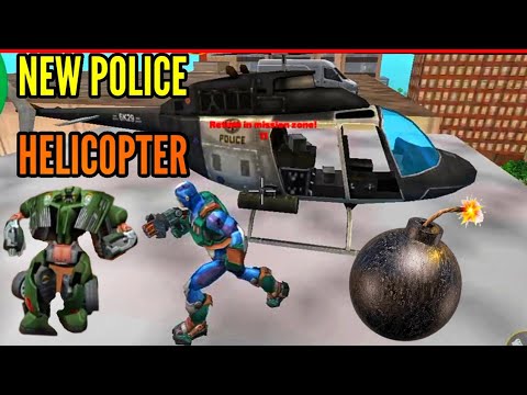 NEW POLICE HELICOPTER || ROPE HERO VICE TOWN || PAGAL GAMERZ
