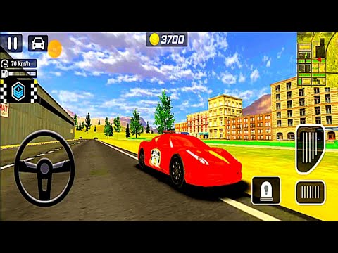 Super hero in City police car chase simulator playing with Tlaine X Gaming For Android phone