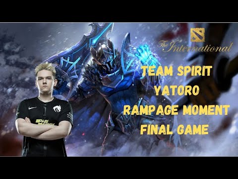 Yatoro Sven Rampage - Final Game Team Spirit VS Team Secret Dota 2 The International 2021 Main Stage