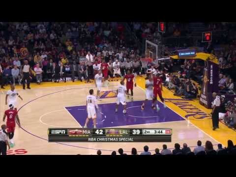 Miami Heat vs Los Angeles Lakers 2013.12.25