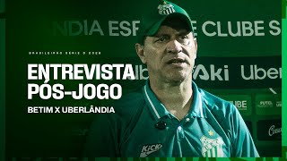 ENTREVISTA PÓS-JOGO | BETIM x UBERLÂNDIA | SÉRIE D