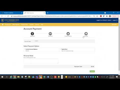 Make A Payment Etsu Bursar S Office