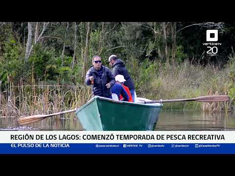 Inicia temporada de pesca recreativa con apertura anticipada en Los Lagos