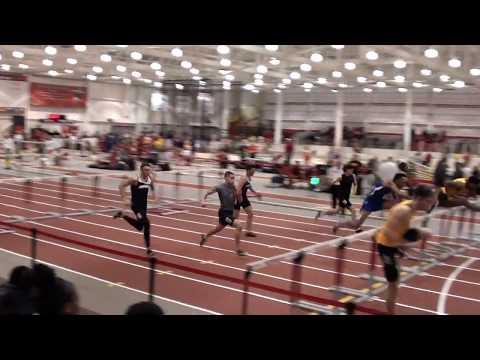 2019 Husker Invite - Men's 60m Hurdle Prelim - Heat 2