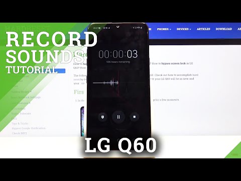 How to Enable Sounds Recording in LG Q60 – Activate Record Sounds Feature