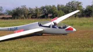 preview picture of video 'Aliante Twin Astir by Grob: Solo Pilota A. Angeli - Aeroporto Thiene'