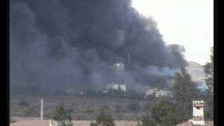 preview picture of video 'Incendio en el centro de residuos de albox. 8 de la tarde.'