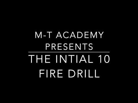 Main-Transit Academy Fire Drill  - The First 10 - Capt. K. Kozlowski & Lt J. Leising