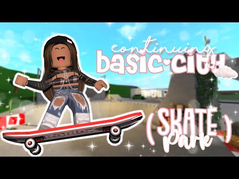 Basic-City Part 2 | Skatepark | Roblox Bloxburg Speedbuild*ೃ༄