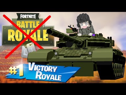 Not Fortnite: Tank Battle Royale (modded Minecraft)