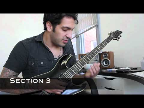 How to play 'Hangar 18'  by Megadeth Guitar Solo Lesson pt2