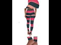You Re Gonna Love This One Striped Pattern Spandex Leggings Soft Colorful Comfortable Yoga Pan