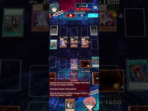 the red eyes vs the new cyber dragon deck hot duel 🤯🤯🤯(yu gi oh duel links )