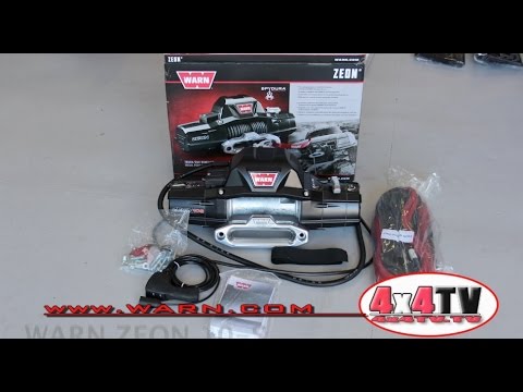 4x4TV Product Review - Warn ZEON 10-S Winch Install on Toyota FZJ80 Land Cruiser