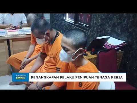 SATRESKRIM POLRES SERANG TANGKAP PELAKU PENIPUAN TENAGA KERJA
