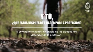 Al colegiarte te pones al servicio de los ciudadanos defendiendo tu profesión