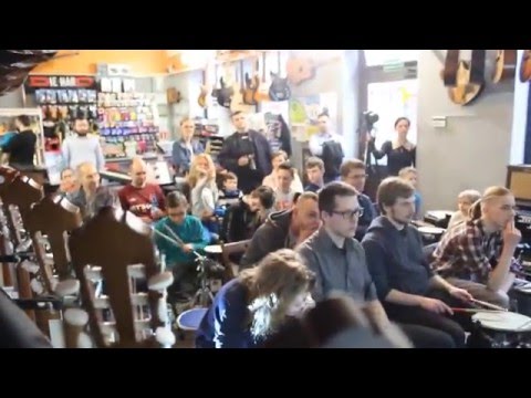 KRZYSZTOF SYDOR - WARSZTATY PERKUSYJNE RIFF - relacja 22.04.2016 r.