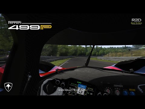 R2D Ferrari 499P HotLAP in Nordschleife   Cameracar