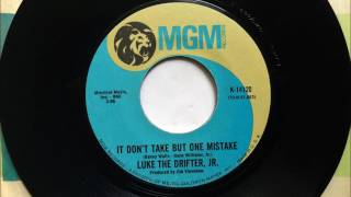It Don&#39;t Take But One Mistake , Luke The Drifter Jr. , 1970
