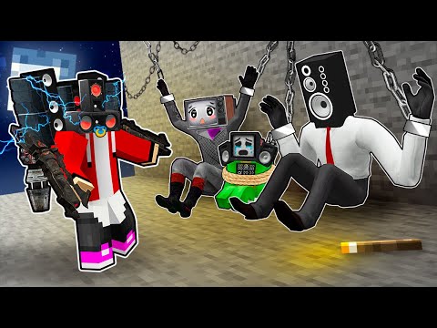 Mynez - JJ is HOLDING the FAMILY HOSTAGE? How do you save MIKEY TV MAN in Minecraft - Maizen
