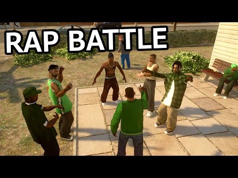 GTA IV - CJ vs OG Loc [Rap Battle] PART 1