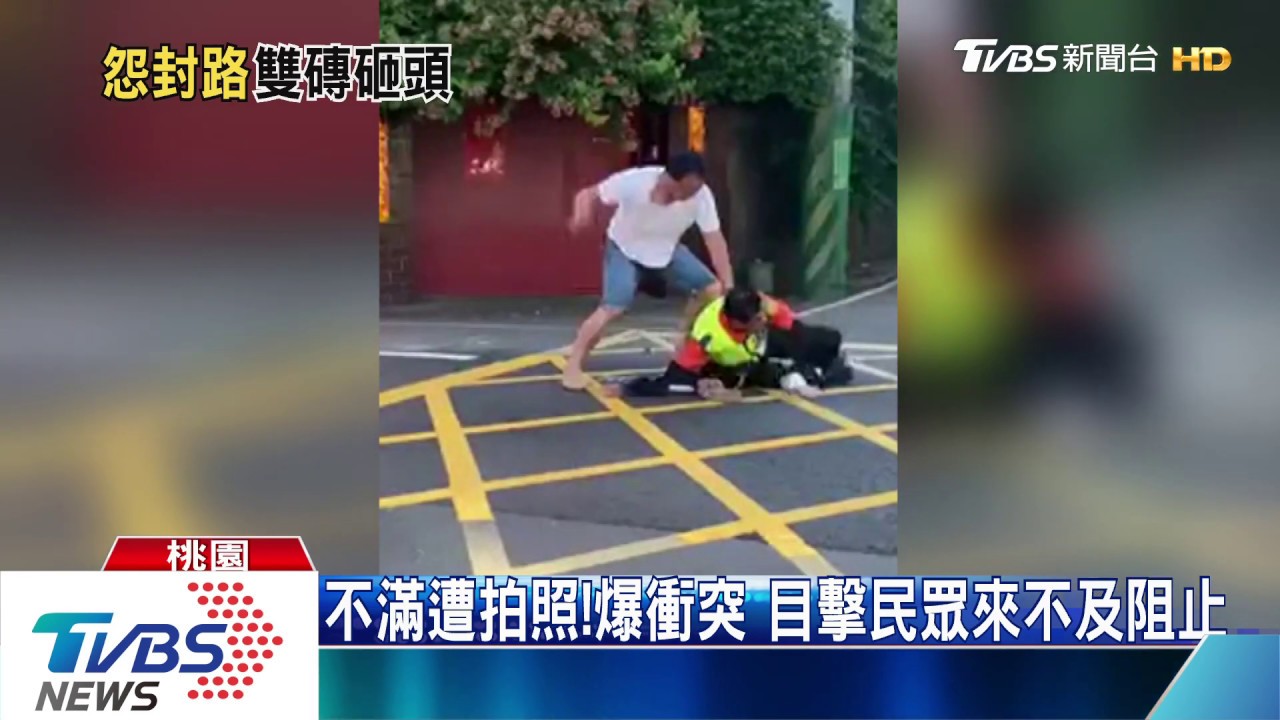 不能走這!硬闖工區遭攔 竟持磚砸交管員