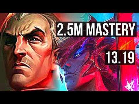 SWAIN vs YONE (TOP) | 2.5M mastery, 6/1/5, 400+ games | NA Master | 13.19