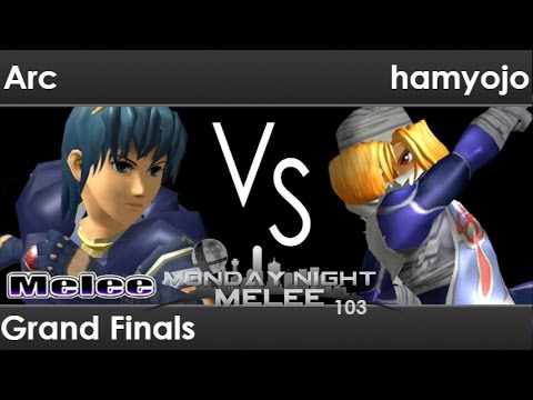 MNM 103 - AG | Arc (Marth) vs FX | hamyojo (Sheik, Fox) Grand Finals - Melee