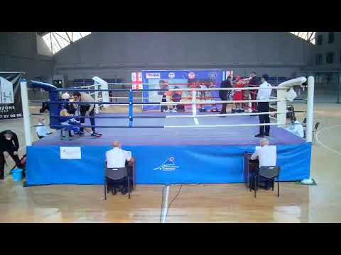 27-02-2022 (51kg) RED Ayvazyan Gor  VS BLUE Akhmedov Oruj - Georgian Youth Boxing Championship final