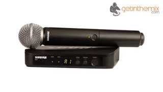 Video thumbnail for Shure Wireless PG58 Microphone Set by GetintheMix